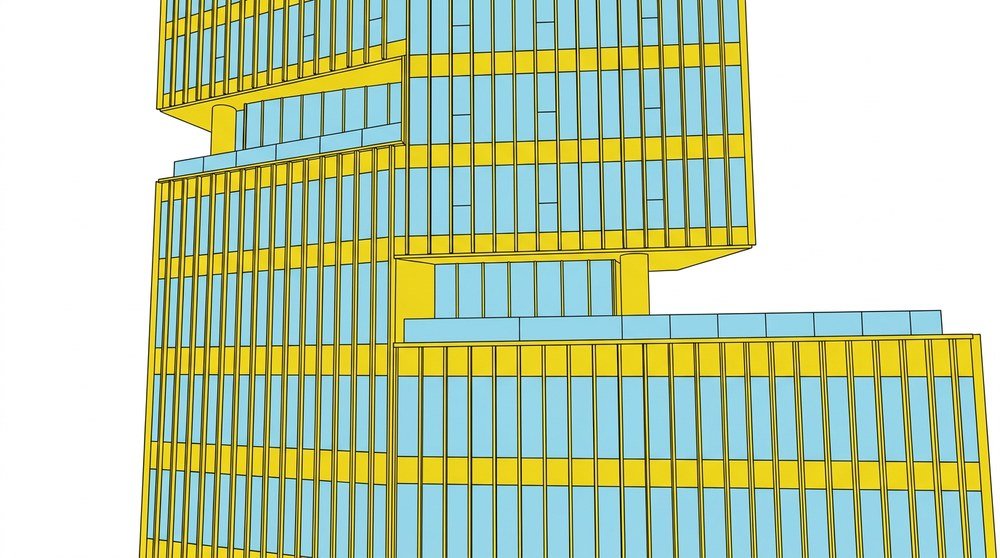 Nachher: der Tower als klassifiziertes gbXML-Energiemodell